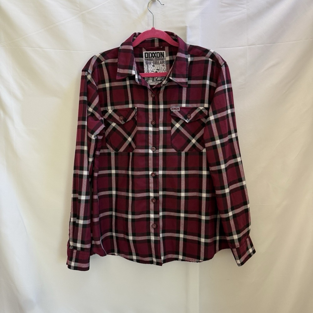 Dixxon Flannel Company Shirt Womens XL Plaid The Cellar Flannel Button Down